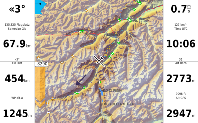 Mapa sjeverne RH za XCSoar